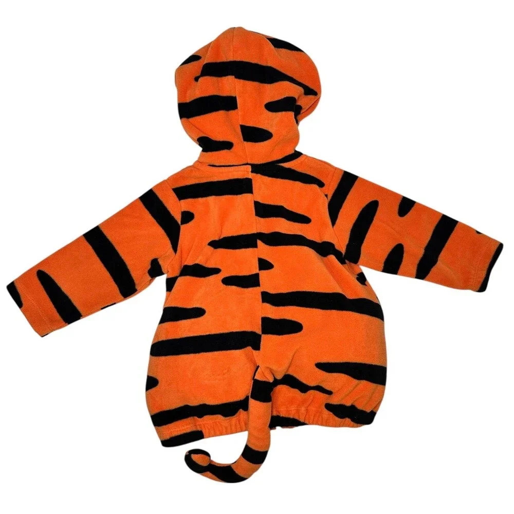 CARTER'S Tiger Halloween Costume 12M Baby Boys Girls Hooded Fleece Tigger Tony
